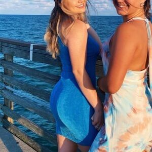 Princess Polly blue mini dress